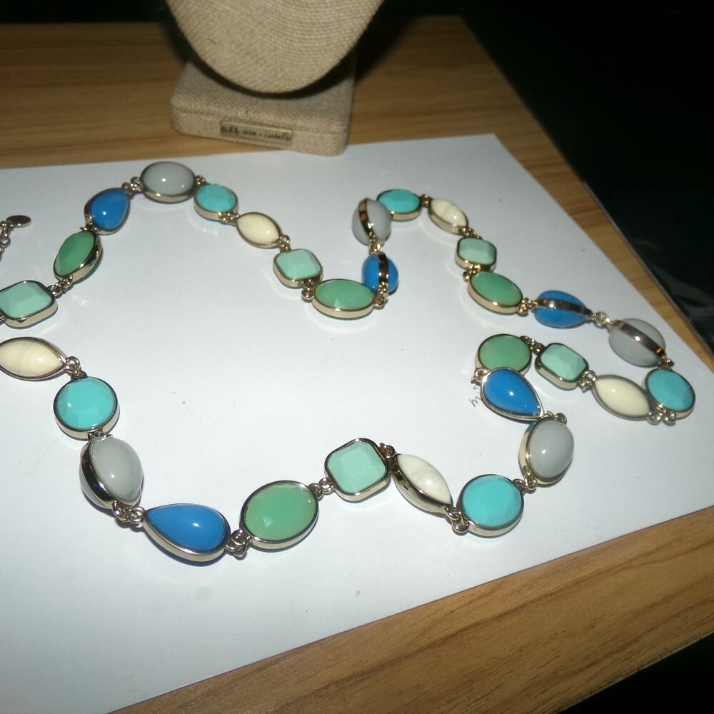 vintage heavy necklace marked T